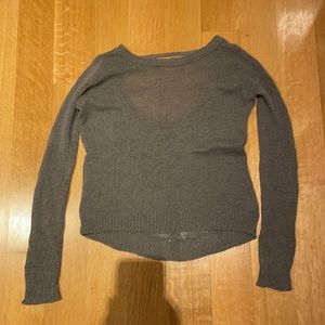 360 sweater with open back